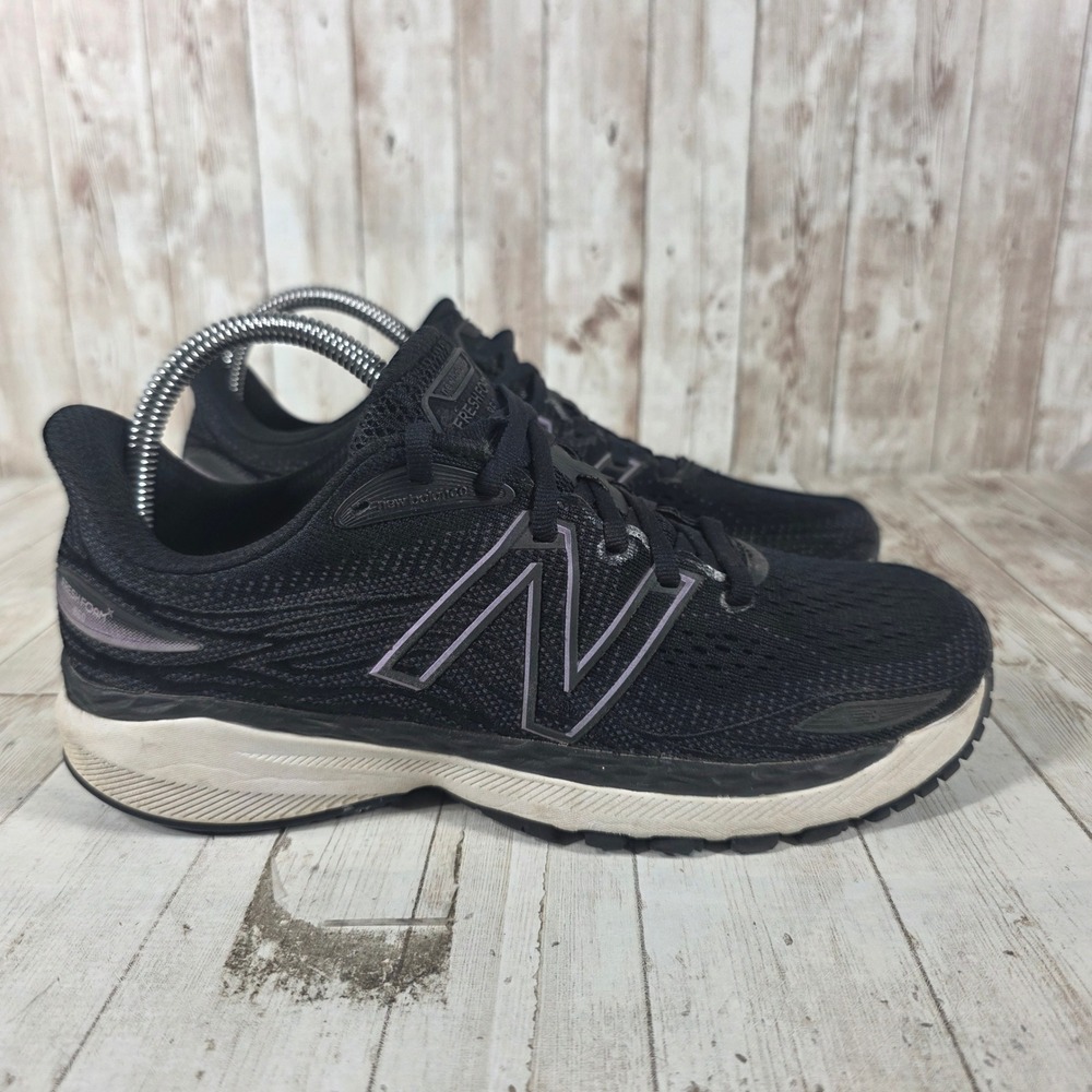 New Balance Fresh Foam 860v12 Womens Running Shoes Black White W860M12 Size 9